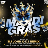 MARDI GRAS Pos Instagram template