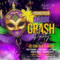 Mardi Gras Iphosti le-Instagram template