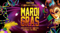 Mardi Gras Display Цифровой дисплей (16 : 9) template
