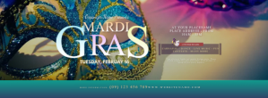 Mardi Gras Event Facebook Cover Photo Facebook-coverfoto template