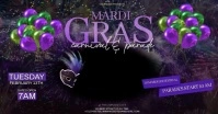 Mardi GRAS FESTIVAL carnival TEMPLATE Image partagée Facebook