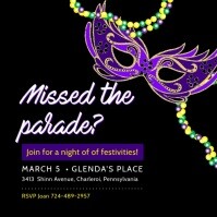 Create Mardi Gras Flyers In Minutes Postermywall