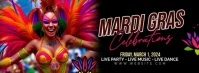 Mardi Gras Template Facebook Cover Photo