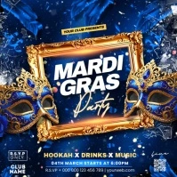 mardi gras video template Iphosti le-Instagram