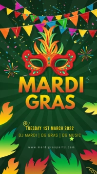 mardigras,carnival,mardi gras 2023 Instagram Story template