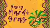 mardigras , event, festival Encabezado de blog template