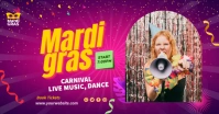 MardiGras Carnival Template Image partagée Facebook