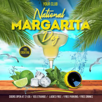 Margarita Day Instagram Post template