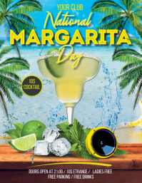 Margarita Day Flyer template