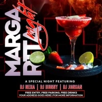 Margarita Night Party Instagram Post template