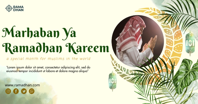 Marhaban Ya Facebook Gedeelde Prent template