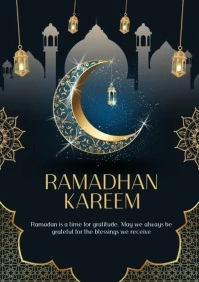 Marhaban ya Ramadan video template A4