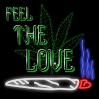 Marijuana Square (1:1) template