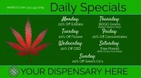 Marijuana Video Digital Display (16:9) template