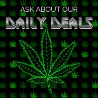 Marijuana Video Square (1:1) template