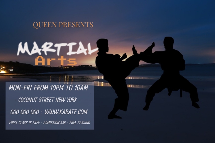 Martial Arts Template | PosterMyWall