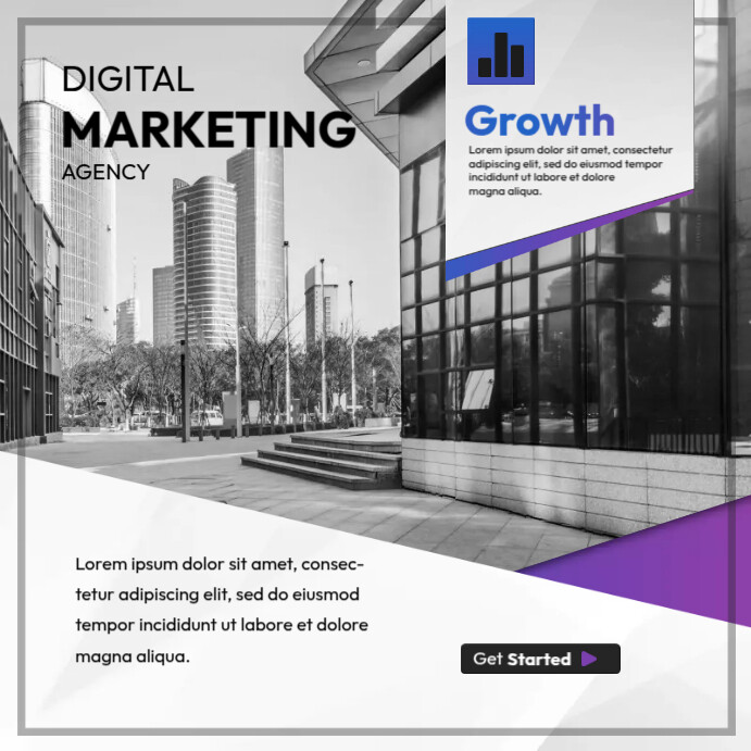 Marketing Agency Ads Instagram Post template
