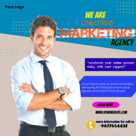marketing agency Instagram Post template