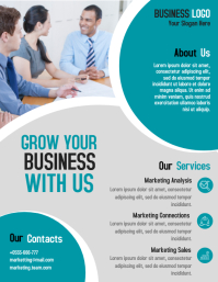 business flyer consultant template templates marketing flyers customize