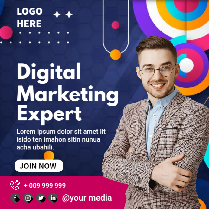 Brand Marketing Post Examples Personal Branding Marketing Post Template | PosterMyWall
