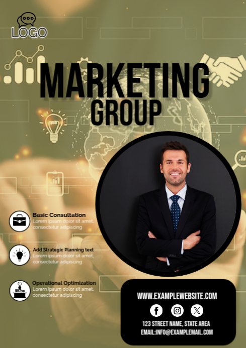 MARKETING GROUP A3 template