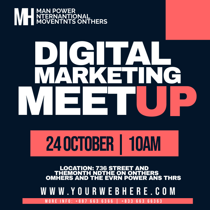 Copy of marketing meetup | PosterMyWall