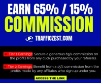 Marketing online business Medium Rectangle template