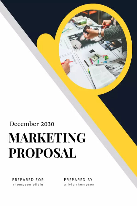 Project Proposal Poster Example Marketing Proposal Poster Template | PosterMyWall