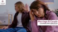 Grey Marriage and Couple Counseling Digitalt display Template
