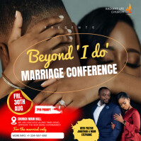 Marriage Conference poster Instagram 帖子 template