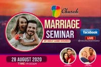MARRIAGE FLYER Etiqueta template