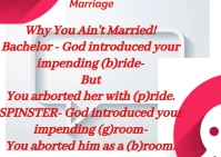 Marriage poster design template Postcard