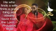 Marriage Scripture Digital Display (16:9) template