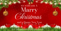 Marry Christmas Reklama na Facebooka template