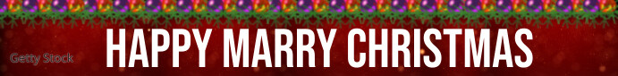 marry Christmas flyers,  Christmas market fai Leaderboard template
