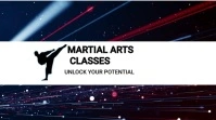 Martial Art Youtube Channel Cover Photo template