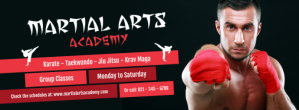 Martial Arts Academy  Facebook Cover Photo template