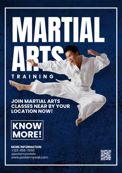 martial arts template | PosterMyWall