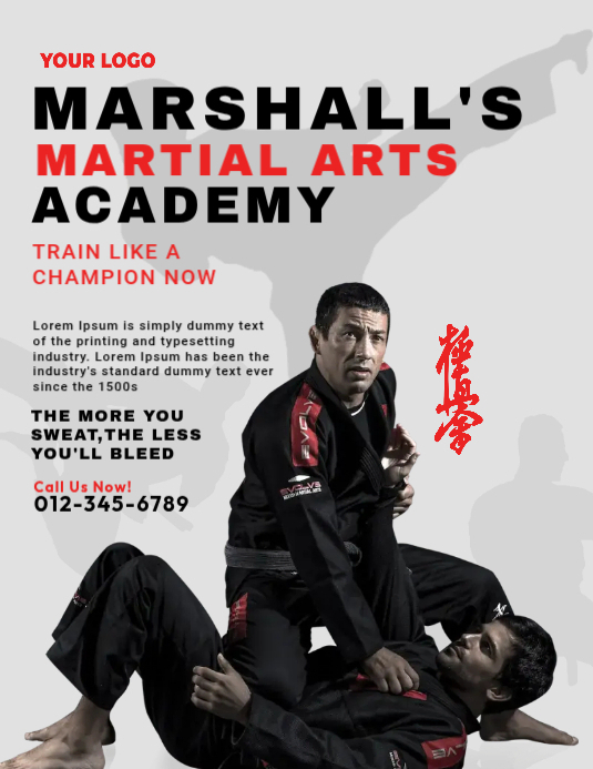 Martial Arts Template PosterMyWall