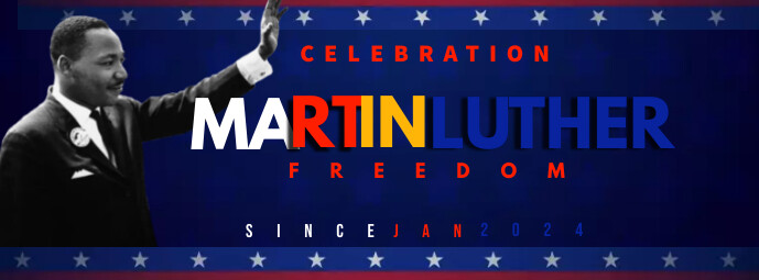Martin Luther Celebration Banner Facebook Omslag Foto template