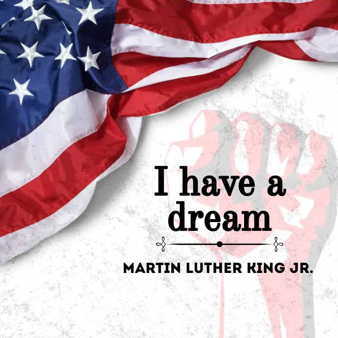 Martin Luther King, JR. Day Instagram Post Template | PosterMyWall