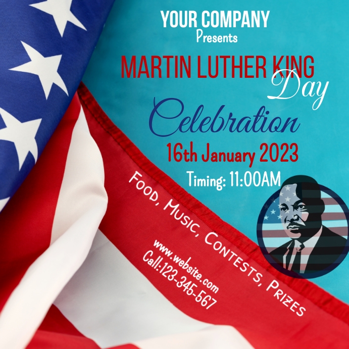 martin luther king day, mlk day celebration Template | PosterMyWall