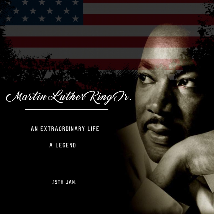 Martin luther king day card ad Martin Luther King Day Card ad - Template | PosterMyWall