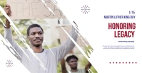 Martin Luther King Day Facebook Ad template