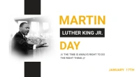 Martin Luther King Day Digital na Display (16:9) template