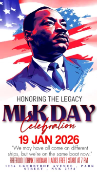 martin luther king day instagram story video template