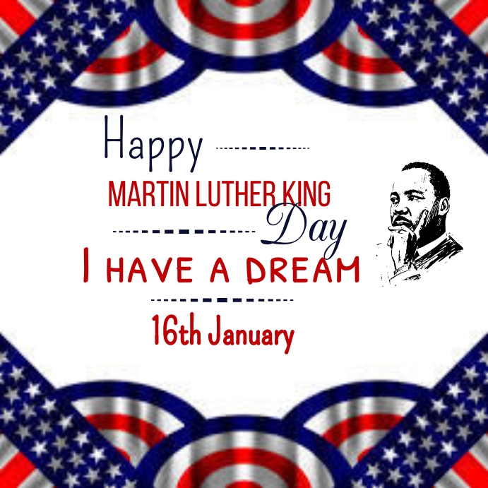 Copy of martin luther king day post, mlk day (1) | PosterMyWall