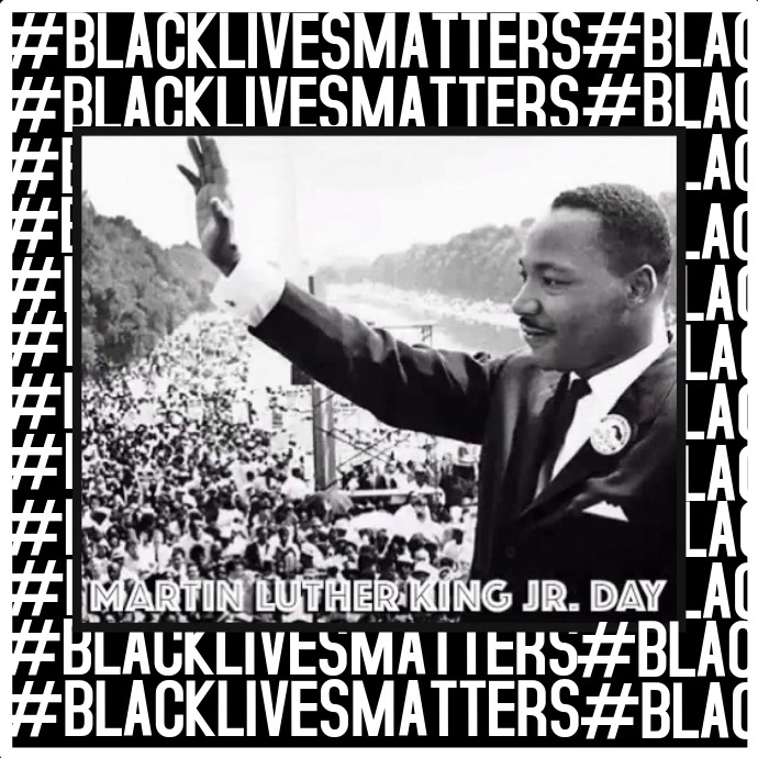 Martin Luther king day Wpis na Instagrama template