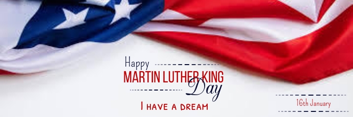 martin luther king day twitter header,mlk day Nagłówek na Twittera template