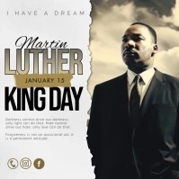 Martin Luther King Kvadrat (1:1) template
